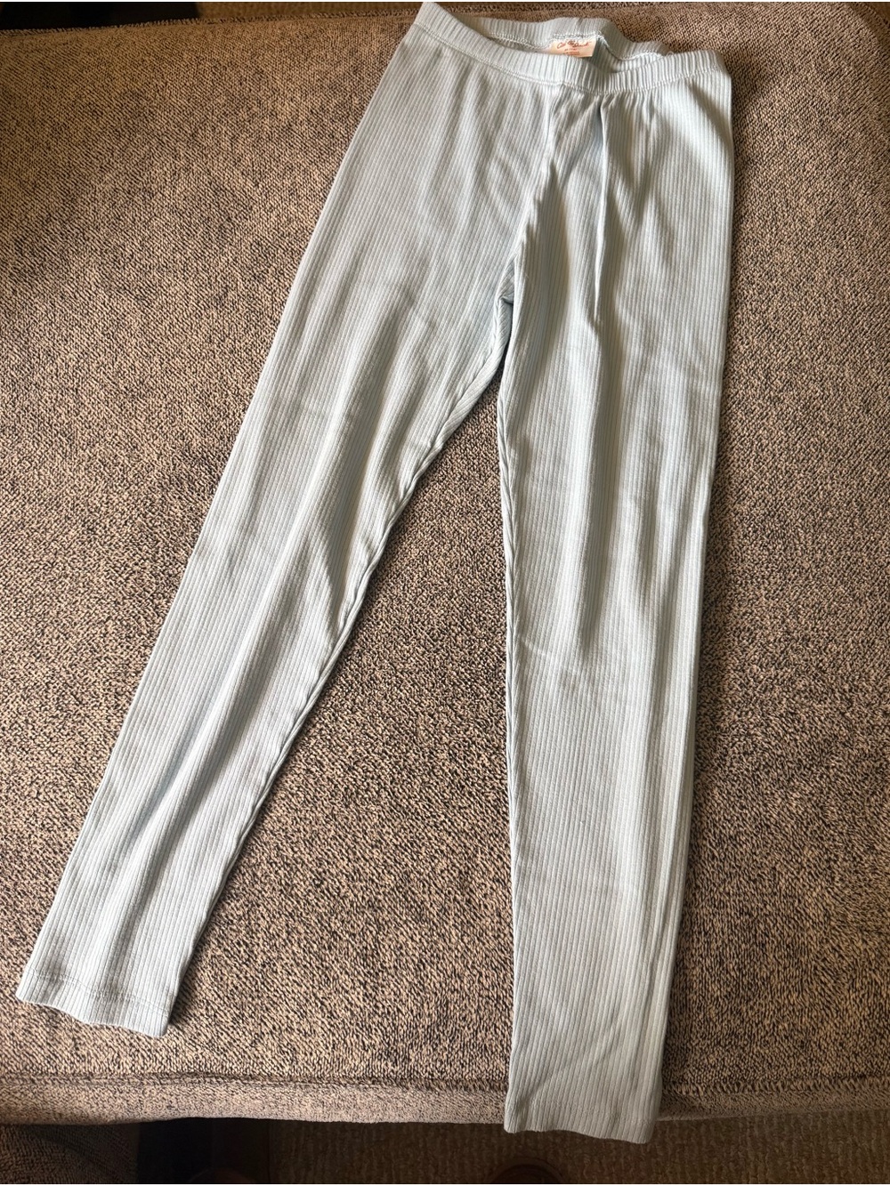 Cat & Jack Ribbed Sage Green Leggings